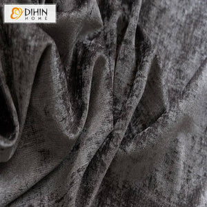 DIHIN HOME European Grey Velvet Curtains,Blackout Grommet Window Curtain for Living Room ,52x63-inch,1 Panel Roman Shades Curtains Window Blinds custom curtains blackout curtains curtains for living room sheer curtains curtain fabric linen curtains kitchen curtains velvet curtains pinch pleat curtains bay window curtains outdoor curtains pleated curtains floral curtains dining room curtains kitchen valances drapes for bedroom patio curtains nursery curtains grommet curtains