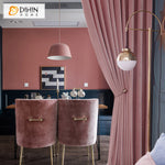 DIHIN HOME European High Quality Velvet Baby Pink Color,Blackout Grommet Window Curtain for Living Room ,52x63-inch,1 Panel Roman Shades Curtains Window Blinds custom curtains blackout curtains curtains for living room sheer curtains curtain fabric linen curtains kitchen curtains velvet curtains pinch pleat curtains bay window curtains outdoor curtains pleated curtains floral curtains dining room curtains kitchen valances drapes for bedroom patio curtains nursery curtains grommet curtains