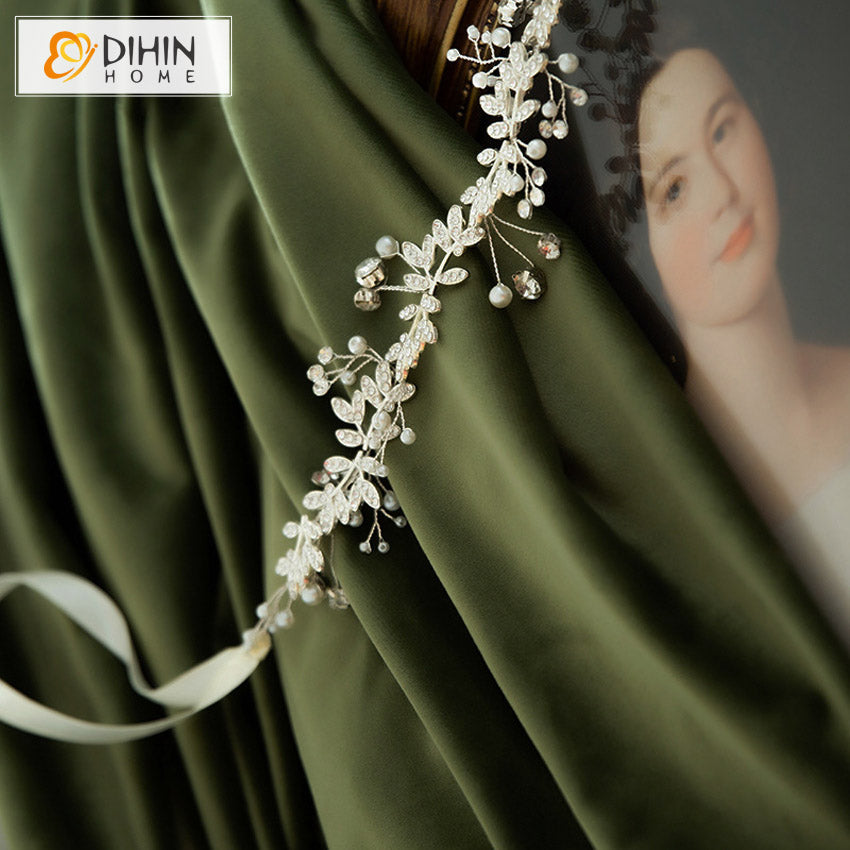 DIHIN HOME European High Quality Velvet Dark Green Color,Blackout Grommet Window Curtain for Living Room ,52x63-inch,1 Panel Roman Shades Curtains Window Blinds custom curtains blackout curtains curtains for living room sheer curtains curtain fabric linen curtains kitchen curtains velvet curtains pinch pleat curtains bay window curtains outdoor curtains pleated curtains floral curtains dining room curtains kitchen valances drapes for bedroom patio curtains nursery curtains grommet curtains