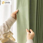 DIHIN HOME European High Quality Velvet Matcha Green Color,Blackout Grommet Window Curtain for Living Room ,52x63-inch,1 Panel Roman Shades Curtains Window Blinds custom curtains blackout curtains curtains for living room sheer curtains curtain fabric linen curtains kitchen curtains velvet curtains pinch pleat curtains bay window curtains outdoor curtains pleated curtains floral curtains dining room curtains kitchen valances drapes for bedroom patio curtains nursery curtains grommet curtains
