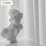 DIHIN HOME European High Quality White Jacquard Sheer Curtain,Grommet Window Curtain for Living Room ,52x63-inch,1 Panel Roman Shades Curtains Window Blinds custom curtains blackout curtains curtains for living room sheer curtains curtain fabric linen curtains kitchen curtains velvet curtains pinch pleat curtains bay window curtains outdoor curtains pleated curtains floral curtains dining room curtains kitchen valances drapes for bedroom patio curtains nursery curtains grommet curtains