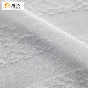 DIHIN HOME European High Quality White Jacquard Sheer Curtain,Grommet Window Curtain for Living Room ,52x63-inch,1 Panel Roman Shades Curtains Window Blinds custom curtains blackout curtains curtains for living room sheer curtains curtain fabric linen curtains kitchen curtains velvet curtains pinch pleat curtains bay window curtains outdoor curtains pleated curtains floral curtains dining room curtains kitchen valances drapes for bedroom patio curtains nursery curtains grommet curtains