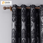 DIHIN HOME European Jacquard Curtains ,Blackout Grommet Window Curtain for Living Room ,52x63-inch,1 Panel Roman Shades Curtains Window Blinds custom curtains blackout curtains curtains for living room sheer curtains curtain fabric linen curtains kitchen curtains velvet curtains pinch pleat curtains bay window curtains outdoor curtains pleated curtains floral curtains dining room curtains kitchen valances drapes for bedroom patio curtains nursery curtains grommet curtains