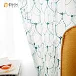 DIHIN HOME European Luxury Abstract Geometric Embroidered Sheer Curtain,Grommet Window Curtain for Living Room ,52x63-inch,1 Panel Roman Shades Curtains Window Blinds custom curtains blackout curtains curtains for living room sheer curtains curtain fabric linen curtains kitchen curtains velvet curtains pinch pleat curtains bay window curtains outdoor curtains pleated curtains floral curtains dining room curtains kitchen valances drapes for bedroom patio curtains nursery curtains grommet curtains