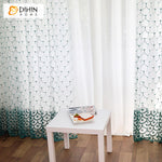 DIHIN HOME European Luxury Abstract Geometric Embroidered Sheer Curtain,Grommet Window Curtain for Living Room ,52x63-inch,1 Panel Roman Shades Curtains Window Blinds custom curtains blackout curtains curtains for living room sheer curtains curtain fabric linen curtains kitchen curtains velvet curtains pinch pleat curtains bay window curtains outdoor curtains pleated curtains floral curtains dining room curtains kitchen valances drapes for bedroom patio curtains nursery curtains grommet curtains
