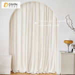 DIHIN HOME European Luxury Chiffon Milk White Color,Blackout Grommet Window Curtain for Living Room ,52x63-inch,1 Panel Roman Shades Curtains Window Blinds custom curtains blackout curtains curtains for living room sheer curtains curtain fabric linen curtains kitchen curtains velvet curtains pinch pleat curtains bay window curtains outdoor curtains pleated curtains floral curtains dining room curtains kitchen valances drapes for bedroom patio curtains nursery curtains grommet curtains