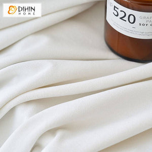 DIHIN HOME European Luxury Chiffon Milk White Color,Blackout Grommet Window Curtain for Living Room ,52x63-inch,1 Panel Roman Shades Curtains Window Blinds custom curtains blackout curtains curtains for living room sheer curtains curtain fabric linen curtains kitchen curtains velvet curtains pinch pleat curtains bay window curtains outdoor curtains pleated curtains floral curtains dining room curtains kitchen valances drapes for bedroom patio curtains nursery curtains grommet curtains