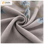 DIHIN HOME European Luxury Cotton Linen Blue Flower Embroidered,Blackout Grommet Window Curtain for Living Room ,52x63-inch,1 Panel Roman Shades Curtains Window Blinds custom curtains blackout curtains curtains for living room sheer curtains curtain fabric linen curtains kitchen curtains velvet curtains pinch pleat curtains bay window curtains outdoor curtains pleated curtains floral curtains dining room curtains kitchen valances drapes for bedroom patio curtains nursery curtains grommet curtains
