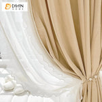 DIHIN HOME European Luxury Curtain,Blackout Curtains Grommet Window Curtain for Living Room,1 Panel Roman Shades Curtains Window Blinds custom curtains blackout curtains curtains for living room sheer curtains curtain fabric linen curtains kitchen curtains velvet curtains pinch pleat curtains bay window curtains outdoor curtains pleated curtains floral curtains dining room curtains kitchen valances drapes for bedroom patio curtains nursery curtains grommet curtains