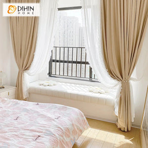 DIHIN HOME European Luxury Curtain,Blackout Curtains Grommet Window Curtain for Living Room,1 Panel Roman Shades Curtains Window Blinds custom curtains blackout curtains curtains for living room sheer curtains curtain fabric linen curtains kitchen curtains velvet curtains pinch pleat curtains bay window curtains outdoor curtains pleated curtains floral curtains dining room curtains kitchen valances drapes for bedroom patio curtains nursery curtains grommet curtains