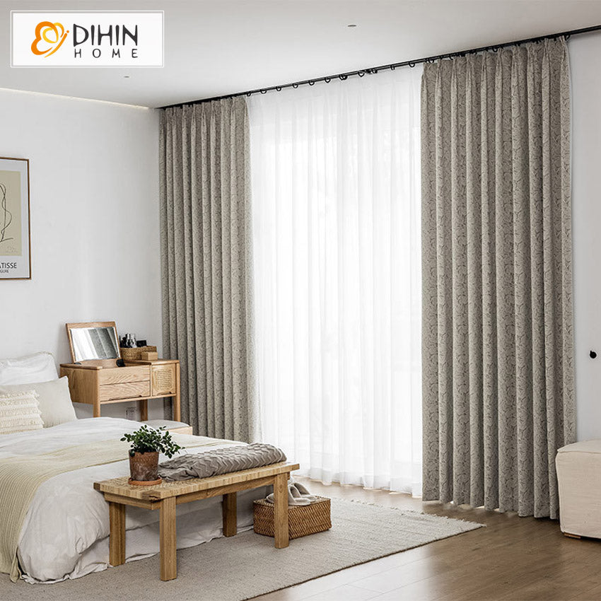 DIHIN HOME European Luxury Embroidered,Blackout Grommet Window Curtain for Living Room ,52x63-inch,1 Panel Roman Shades Curtains Window Blinds custom curtains blackout curtains curtains for living room sheer curtains curtain fabric linen curtains kitchen curtains velvet curtains pinch pleat curtains bay window curtains outdoor curtains pleated curtains floral curtains dining room curtains kitchen valances drapes for bedroom patio curtains nursery curtains grommet curtains