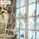 DIHIN HOME European Luxury Embroidered Valance,Blackout Curtains Grommet Window Curtain for Living Room ,52x84-inch,1 Panel Roman Shades Curtains Window Blinds custom curtains blackout curtains curtains for living room sheer curtains curtain fabric linen curtains kitchen curtains velvet curtains pinch pleat curtains bay window curtains outdoor curtains pleated curtains floral curtains dining room curtains kitchen valances drapes for bedroom patio curtains nursery curtains grommet curtains
