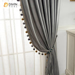 DIHIN HOME European Luxury Grey Color Velvet Fabric With Trims,Blackout Grommet Window Curtain for Living Room,1 Panel Roman Shades Curtains Window Blinds custom curtains blackout curtains curtains for living room sheer curtains curtain fabric linen curtains kitchen curtains velvet curtains pinch pleat curtains bay window curtains outdoor curtains pleated curtains floral curtains dining room curtains kitchen valances drapes for bedroom patio curtains nursery curtains grommet curtains
