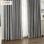 DIHIN HOME European Luxury Grey Color Velvet Fabric With Trims,Blackout Grommet Window Curtain for Living Room,1 Panel Roman Shades Curtains Window Blinds custom curtains blackout curtains curtains for living room sheer curtains curtain fabric linen curtains kitchen curtains velvet curtains pinch pleat curtains bay window curtains outdoor curtains pleated curtains floral curtains dining room curtains kitchen valances drapes for bedroom patio curtains nursery curtains grommet curtains