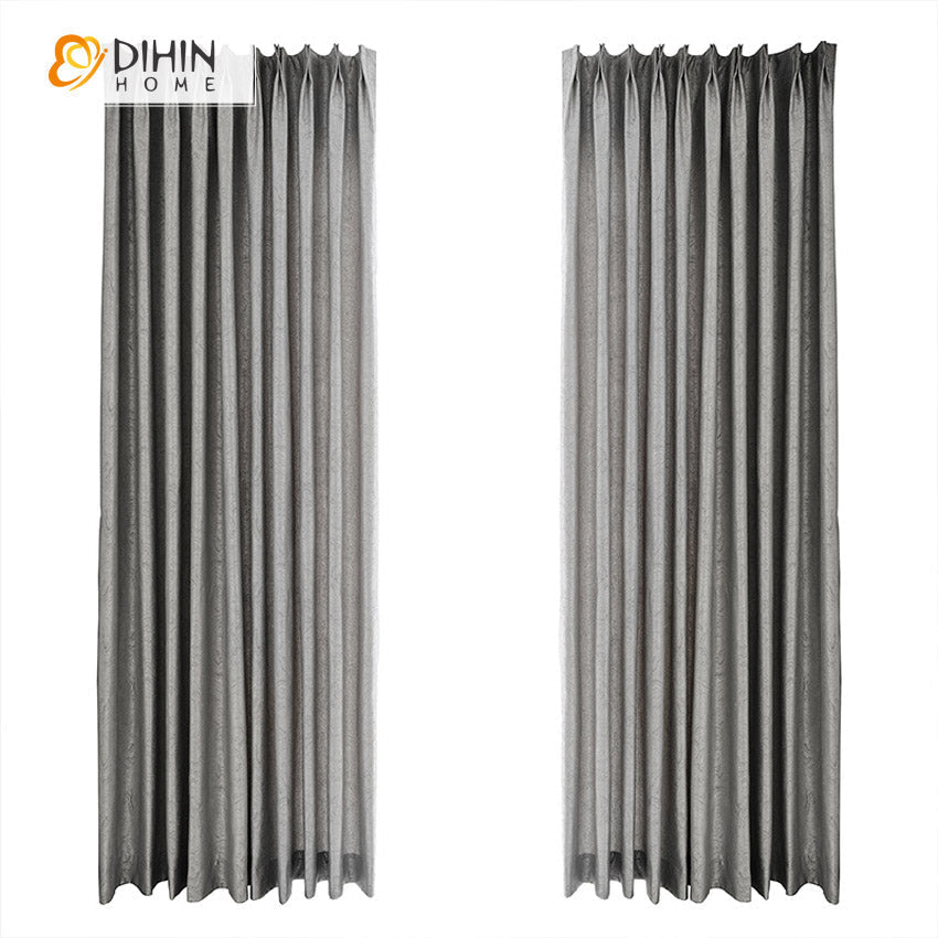 DIHIN HOME European Luxury High Quality Jacquard Curtains,Blackout Grommet Window Curtain for Living Room ,52x63-inch,1 Panel Roman Shades Curtains Window Blinds custom curtains blackout curtains curtains for living room sheer curtains curtain fabric linen curtains kitchen curtains velvet curtains pinch pleat curtains bay window curtains outdoor curtains pleated curtains floral curtains dining room curtains kitchen valances drapes for bedroom patio curtains nursery curtains grommet curtains