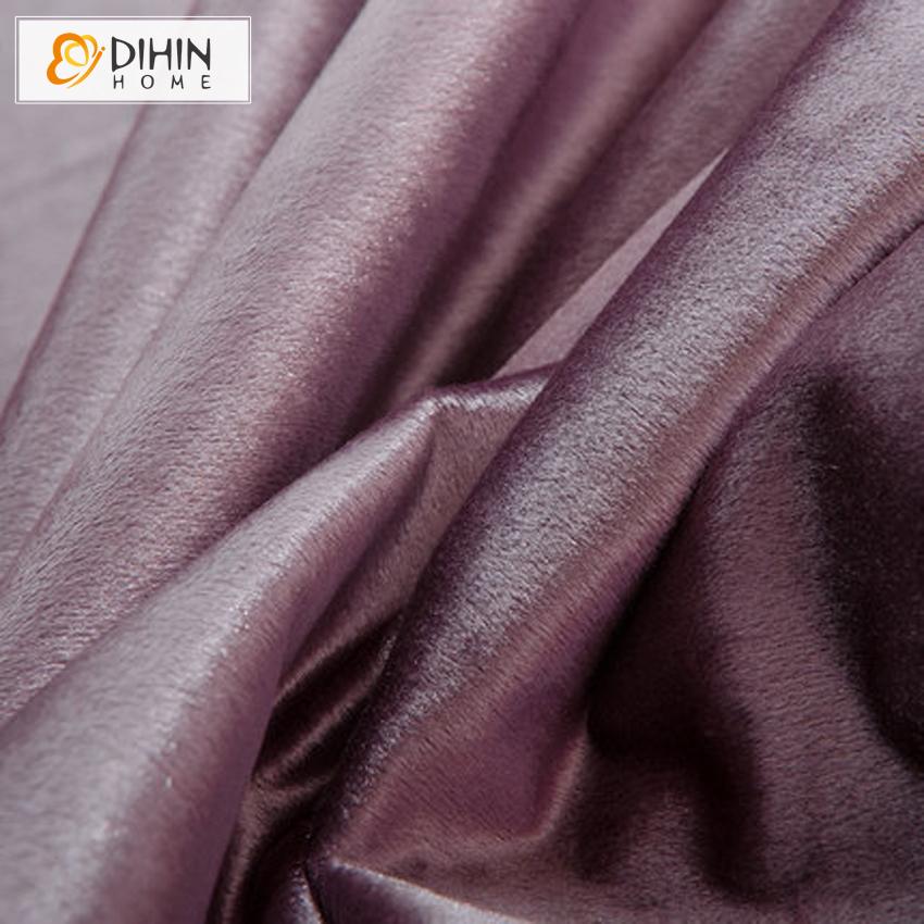 DIHIN HOME European Luxury High Quality Purple Color Curtains ,Blackout Grommet Window Curtain for Living Room ,52x63-inch,1 Panel Roman Shades Curtains Window Blinds custom curtains blackout curtains curtains for living room sheer curtains curtain fabric linen curtains kitchen curtains velvet curtains pinch pleat curtains bay window curtains outdoor curtains pleated curtains floral curtains dining room curtains kitchen valances drapes for bedroom patio curtains nursery curtains grommet curtains