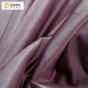 DIHIN HOME European Luxury High Quality Purple Color Curtains ,Blackout Grommet Window Curtain for Living Room ,52x63-inch,1 Panel Roman Shades Curtains Window Blinds custom curtains blackout curtains curtains for living room sheer curtains curtain fabric linen curtains kitchen curtains velvet curtains pinch pleat curtains bay window curtains outdoor curtains pleated curtains floral curtains dining room curtains kitchen valances drapes for bedroom patio curtains nursery curtains grommet curtains