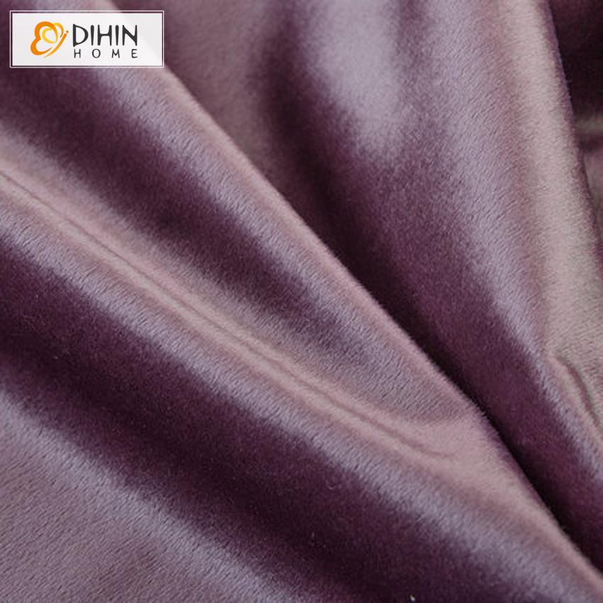 DIHIN HOME European Luxury High Quality Purple Color Curtains ,Blackout Grommet Window Curtain for Living Room ,52x63-inch,1 Panel Roman Shades Curtains Window Blinds custom curtains blackout curtains curtains for living room sheer curtains curtain fabric linen curtains kitchen curtains velvet curtains pinch pleat curtains bay window curtains outdoor curtains pleated curtains floral curtains dining room curtains kitchen valances drapes for bedroom patio curtains nursery curtains grommet curtains