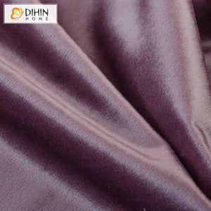 DIHIN HOME European Luxury High Quality Purple Color Curtains ,Blackout Grommet Window Curtain for Living Room ,52x63-inch,1 Panel Roman Shades Curtains Window Blinds custom curtains blackout curtains curtains for living room sheer curtains curtain fabric linen curtains kitchen curtains velvet curtains pinch pleat curtains bay window curtains outdoor curtains pleated curtains floral curtains dining room curtains kitchen valances drapes for bedroom patio curtains nursery curtains grommet curtains