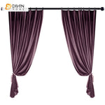 DIHIN HOME European Luxury High Quality Purple Color Curtains ,Blackout Grommet Window Curtain for Living Room ,52x63-inch,1 Panel Roman Shades Curtains Window Blinds custom curtains blackout curtains curtains for living room sheer curtains curtain fabric linen curtains kitchen curtains velvet curtains pinch pleat curtains bay window curtains outdoor curtains pleated curtains floral curtains dining room curtains kitchen valances drapes for bedroom patio curtains nursery curtains grommet curtains