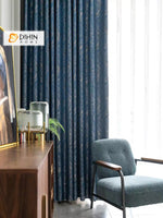 DIHIN HOME European Luxury Jacquard,Blackout Grommet Window Curtain for Living Room,52x63-inch,1 Panel Roman Shades Curtains Window Blinds custom curtains blackout curtains curtains for living room sheer curtains curtain fabric linen curtains kitchen curtains velvet curtains pinch pleat curtains bay window curtains outdoor curtains pleated curtains floral curtains dining room curtains kitchen valances drapes for bedroom patio curtains nursery curtains grommet curtains