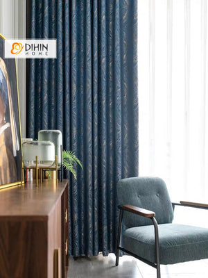 DIHIN HOME European Luxury Jacquard,Blackout Grommet Window Curtain for Living Room,52x63-inch,1 Panel Roman Shades Curtains Window Blinds custom curtains blackout curtains curtains for living room sheer curtains curtain fabric linen curtains kitchen curtains velvet curtains pinch pleat curtains bay window curtains outdoor curtains pleated curtains floral curtains dining room curtains kitchen valances drapes for bedroom patio curtains nursery curtains grommet curtains
