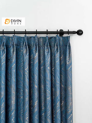 DIHIN HOME European Luxury Jacquard,Blackout Grommet Window Curtain for Living Room,52x63-inch,1 Panel Roman Shades Curtains Window Blinds custom curtains blackout curtains curtains for living room sheer curtains curtain fabric linen curtains kitchen curtains velvet curtains pinch pleat curtains bay window curtains outdoor curtains pleated curtains floral curtains dining room curtains kitchen valances drapes for bedroom patio curtains nursery curtains grommet curtains