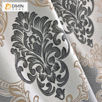 DIHIN HOME European Luxury Jacquard,Blackout Grommet Window Curtain for Living Room ,52x63-inch,1 Panel Roman Shades Curtains Window Blinds custom curtains blackout curtains curtains for living room sheer curtains curtain fabric linen curtains kitchen curtains velvet curtains pinch pleat curtains bay window curtains outdoor curtains pleated curtains floral curtains dining room curtains kitchen valances drapes for bedroom patio curtains nursery curtains grommet curtains