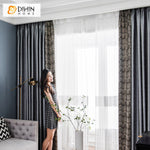 DIHIN HOME European Luxury Jacquard Curtains,Grommet Window Curtain for Living Room,52x63-inch,1 Panel Roman Shades Curtains Window Blinds custom curtains blackout curtains curtains for living room sheer curtains curtain fabric linen curtains kitchen curtains velvet curtains pinch pleat curtains bay window curtains outdoor curtains pleated curtains floral curtains dining room curtains kitchen valances drapes for bedroom patio curtains nursery curtains grommet curtains