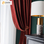 DIHIN HOME European Luxury Red Color Velvet Fabric,Blackout Curtains Grommet Window Curtain for Living Room,52x63-inch,1 Panel Roman Shades Curtains Window Blinds custom curtains blackout curtains curtains for living room sheer curtains curtain fabric linen curtains kitchen curtains velvet curtains pinch pleat curtains bay window curtains outdoor curtains pleated curtains floral curtains dining room curtains kitchen valances drapes for bedroom patio curtains nursery curtains grommet curtains