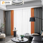 DIHIN HOME European Luxury Stitching Blackout Curtains,Grommet Window Curtain for Living Room ,52x63-inch,1 Panel Roman Shades Curtains Window Blinds custom curtains blackout curtains curtains for living room sheer curtains curtain fabric linen curtains kitchen curtains velvet curtains pinch pleat curtains bay window curtains outdoor curtains pleated curtains floral curtains dining room curtains kitchen valances drapes for bedroom patio curtains nursery curtains grommet curtains