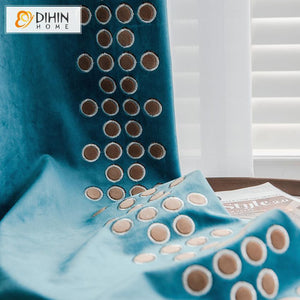 DIHIN HOME European Luxury Velvet Fabric High Quality Curtain ,Blackout Grommet Window Curtain for Living Room ,52x63-inch,1 Panel Roman Shades Curtains Window Blinds custom curtains blackout curtains curtains for living room sheer curtains curtain fabric linen curtains kitchen curtains velvet curtains pinch pleat curtains bay window curtains outdoor curtains pleated curtains floral curtains dining room curtains kitchen valances drapes for bedroom patio curtains nursery curtains grommet curtains