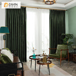 DIHIN HOME European Luxury Velvet Vintage Dark Green Curtains,Blackout Grommet Window Curtain for Living Room ,52x63-inch,1 Panel Roman Shades Curtains Window Blinds custom curtains blackout curtains curtains for living room sheer curtains curtain fabric linen curtains kitchen curtains velvet curtains pinch pleat curtains bay window curtains outdoor curtains pleated curtains floral curtains dining room curtains kitchen valances drapes for bedroom patio curtains nursery curtains grommet curtains