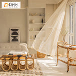 DIHIN HOME European Luxury Window Screening,Grommet Window Sheer Curtain for Living Room ,52x63-inch,1 Panel Roman Shades Curtains Window Blinds custom curtains blackout curtains curtains for living room sheer curtains curtain fabric linen curtains kitchen curtains velvet curtains pinch pleat curtains bay window curtains outdoor curtains pleated curtains floral curtains dining room curtains kitchen valances drapes for bedroom patio curtains nursery curtains grommet curtains
