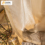 DIHIN HOME European Luxury Window Screening,Grommet Window Sheer Curtain for Living Room ,52x63-inch,1 Panel Roman Shades Curtains Window Blinds custom curtains blackout curtains curtains for living room sheer curtains curtain fabric linen curtains kitchen curtains velvet curtains pinch pleat curtains bay window curtains outdoor curtains pleated curtains floral curtains dining room curtains kitchen valances drapes for bedroom patio curtains nursery curtains grommet curtains