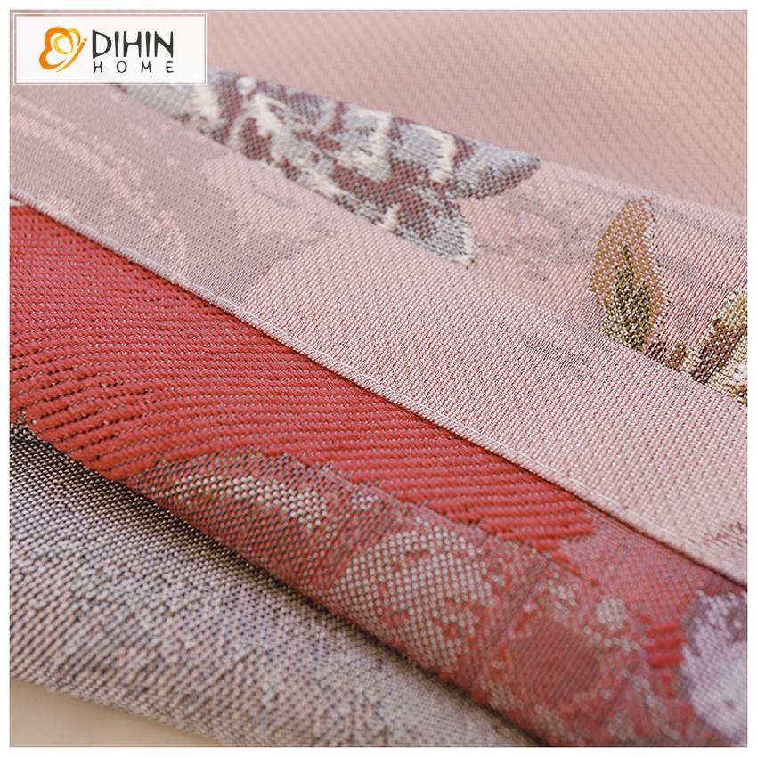 DIHIN HOME European Pink Color Thick Fabic Embroidered Valance ,Blackout Curtains Grommet Window Curtain for Living Room ,52x84-inch,1 Panel Roman Shades Curtains Window Blinds custom curtains blackout curtains curtains for living room sheer curtains curtain fabric linen curtains kitchen curtains velvet curtains pinch pleat curtains bay window curtains outdoor curtains pleated curtains floral curtains dining room curtains kitchen valances drapes for bedroom patio curtains nursery curtains grommet curtains