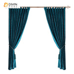 DIHIN HOME European Retro Blue Jacquard Curtains,Blackout Grommet Window Curtain for Living Room ,52x63-inch,1 Panel Roman Shades Curtains Window Blinds custom curtains blackout curtains curtains for living room sheer curtains curtain fabric linen curtains kitchen curtains velvet curtains pinch pleat curtains bay window curtains outdoor curtains pleated curtains floral curtains dining room curtains kitchen valances drapes for bedroom patio curtains nursery curtains grommet curtains