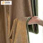 DIHIN HOME European Retro Thicken Coffee and Green Embossed,Blackout Curtains Grommet Window Curtain for Living Room ,52x63-inch,1 Panel Roman Shades Curtains Window Blinds custom curtains blackout curtains curtains for living room sheer curtains curtain fabric linen curtains kitchen curtains velvet curtains pinch pleat curtains bay window curtains outdoor curtains pleated curtains floral curtains dining room curtains kitchen valances drapes for bedroom patio curtains nursery curtains grommet curtains