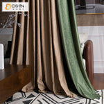 DIHIN HOME European Retro Thicken Coffee and Green Embossed,Blackout Curtains Grommet Window Curtain for Living Room ,52x63-inch,1 Panel Roman Shades Curtains Window Blinds custom curtains blackout curtains curtains for living room sheer curtains curtain fabric linen curtains kitchen curtains velvet curtains pinch pleat curtains bay window curtains outdoor curtains pleated curtains floral curtains dining room curtains kitchen valances drapes for bedroom patio curtains nursery curtains grommet curtains