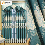 DIHIN HOME European Royal Luxury Style Valance Embroidered Curtain ,Blackout Curtains Grommet Window Curtain for Living Room ,52x84-inch,1 Panel Roman Shades Curtains Window Blinds custom curtains blackout curtains curtains for living room sheer curtains curtain fabric linen curtains kitchen curtains velvet curtains pinch pleat curtains bay window curtains outdoor curtains pleated curtains floral curtains dining room curtains kitchen valances drapes for bedroom patio curtains nursery curtains grommet curtai