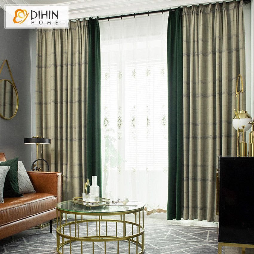 DIHIN HOME European Style Italian Velvet Embossing,Blackout Curtains Grommet Window Curtain for Living Room,52x63-inch,1 Panel Roman Shades Curtains Window Blinds custom curtains blackout curtains curtains for living room sheer curtains curtain fabric linen curtains kitchen curtains velvet curtains pinch pleat curtains bay window curtains outdoor curtains pleated curtains floral curtains dining room curtains kitchen valances drapes for bedroom patio curtains nursery curtains grommet curtains