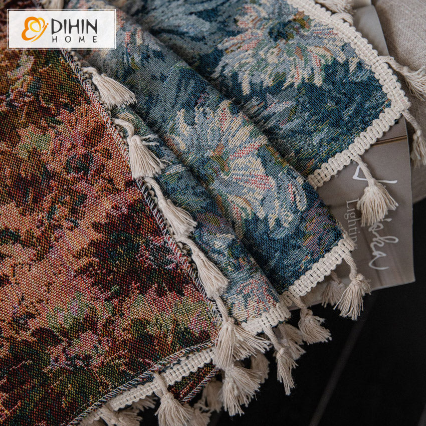 DIHIN HOME European Style Retro Flowers Printed,Blackout Grommet Window Curtain for Living Room ,52x63-inch,1 Panel Roman Shades Curtains Window Blinds custom curtains blackout curtains curtains for living room sheer curtains curtain fabric linen curtains kitchen curtains velvet curtains pinch pleat curtains bay window curtains outdoor curtains pleated curtains floral curtains dining room curtains kitchen valances drapes for bedroom patio curtains nursery curtains grommet curtains