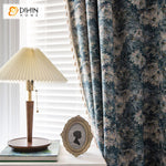 DIHIN HOME European Style Retro Flowers Printed,Blackout Grommet Window Curtain for Living Room ,52x63-inch,1 Panel Roman Shades Curtains Window Blinds custom curtains blackout curtains curtains for living room sheer curtains curtain fabric linen curtains kitchen curtains velvet curtains pinch pleat curtains bay window curtains outdoor curtains pleated curtains floral curtains dining room curtains kitchen valances drapes for bedroom patio curtains nursery curtains grommet curtains