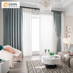 DIHIN HOME European Thickened High-precision Jacquard,Blackout Grommet Window Curtain for Living Room,52x63-inch,1 Panel Roman Shades Curtains Window Blinds custom curtains blackout curtains curtains for living room sheer curtains curtain fabric linen curtains kitchen curtains velvet curtains pinch pleat curtains bay window curtains outdoor curtains pleated curtains floral curtains dining room curtains kitchen valances drapes for bedroom patio curtains nursery curtains grommet curtains