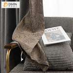 DIHIN HOME European Thickened Jacquard,Blackout Grommet Window Curtain for Living Room ,52x63-inch,1 Panel Roman Shades Curtains Window Blinds custom curtains blackout curtains curtains for living room sheer curtains curtain fabric linen curtains kitchen curtains velvet curtains pinch pleat curtains bay window curtains outdoor curtains pleated curtains floral curtains dining room curtains kitchen valances drapes for bedroom patio curtains nursery curtains grommet curtains