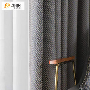 DIHIN HOME European Thickened Particle Jacquard,Blackout Grommet Window Curtain for Living Room ,52x63-inch,1 Panel Roman Shades Curtains Window Blinds custom curtains blackout curtains curtains for living room sheer curtains curtain fabric linen curtains kitchen curtains velvet curtains pinch pleat curtains bay window curtains outdoor curtains pleated curtains floral curtains dining room curtains kitchen valances drapes for bedroom patio curtains nursery curtains grommet curtains