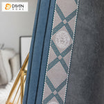 DIHIN HOME European Velvet Grey and Blue Color Curtains,Grommet Window Curtain for Living Room ,52x63-inch,1 Panel Roman Shades Curtains Window Blinds custom curtains blackout curtains curtains for living room sheer curtains curtain fabric linen curtains kitchen curtains velvet curtains pinch pleat curtains bay window curtains outdoor curtains pleated curtains floral curtains dining room curtains kitchen valances drapes for bedroom patio curtains nursery curtains grommet curtains