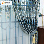 DIHIN HOME European Vintage Flowers Customized Embroidered Valance ,Blackout Curtains Grommet Window Curtain for Living Room ,52x84-inch,1 Panel Roman Shades Curtains Window Blinds custom curtains blackout curtains curtains for living room sheer curtains curtain fabric linen curtains kitchen curtains velvet curtains pinch pleat curtains bay window curtains outdoor curtains pleated curtains floral curtains dining room curtains kitchen valances drapes for bedroom patio curtains nursery curtains grommet curtai