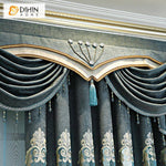 DIHIN HOME European Vintage Roral Luxury Embroidered Curtain Window Customized Valance ,Blackout Curtains Grommet Window Curtain for Living Room ,52x84-inch,1 Panel Roman Shades Curtains Window Blinds custom curtains blackout curtains curtains for living room sheer curtains curtain fabric linen curtains kitchen curtains velvet curtains pinch pleat curtains bay window curtains outdoor curtains pleated curtains floral curtains dining room curtains kitchen valances drapes for bedroom patio curtains nursery cur