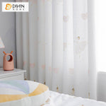 DIHIN HOME European White Dancing Princess Embroidered,Grommet Window Sheer Curtain for Living Room ,52x63-inch,1 Panel Roman Shades Curtains Window Blinds custom curtains blackout curtains curtains for living room sheer curtains curtain fabric linen curtains kitchen curtains velvet curtains pinch pleat curtains bay window curtains outdoor curtains pleated curtains floral curtains dining room curtains kitchen valances drapes for bedroom patio curtains nursery curtains grommet curtains